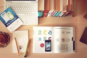 notebook workplace desk 336634