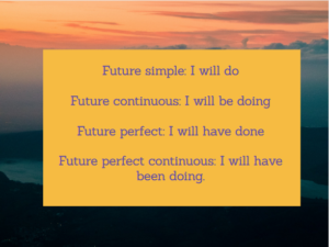 future tenses