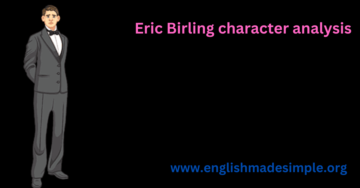 Eric Birling character analysis