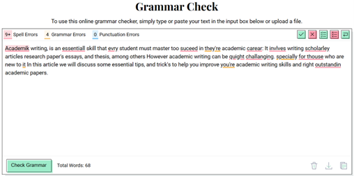 Grammar check