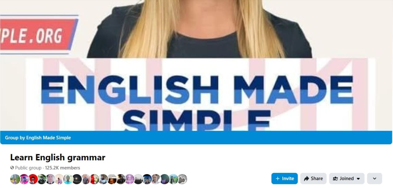 English Made Simple Facebook Banner