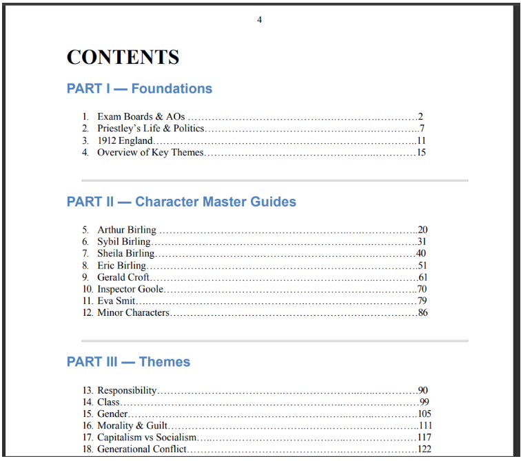 The Ultimate GCSE Revision Guide for An Inspector Calls