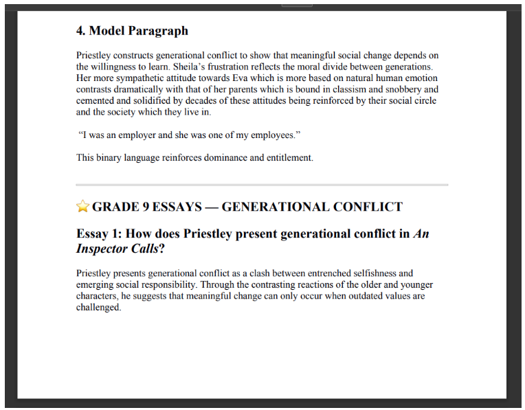 The Ultimate GCSE Revision Guide for An Inspector Calls