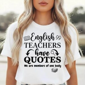 English Teacher Shirt