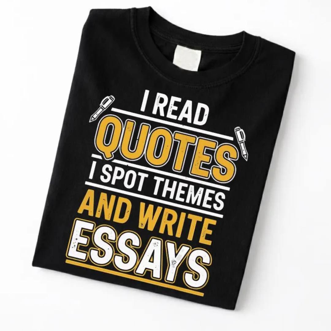 English Teacher Shirt Literature Student Tee EMS