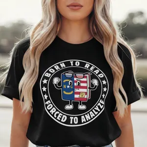 Born to Read Forced to Analyze NC T-Shirt