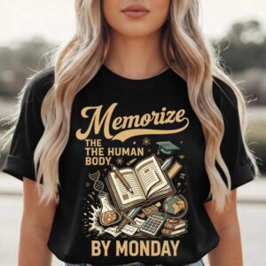 Memorize The Human Body By Monday Graphic Tee