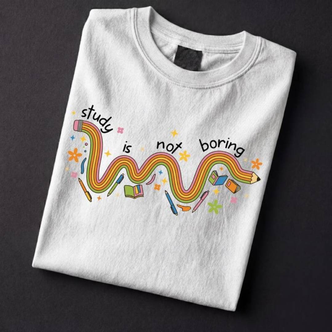 Rainbow Graphic Tee english study