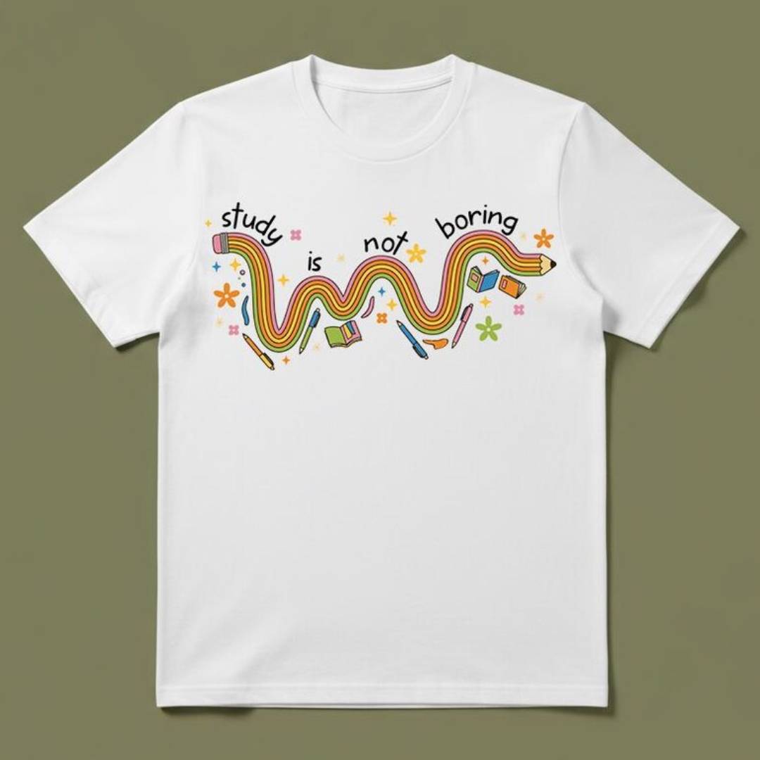 Rainbow Graphic Tee english