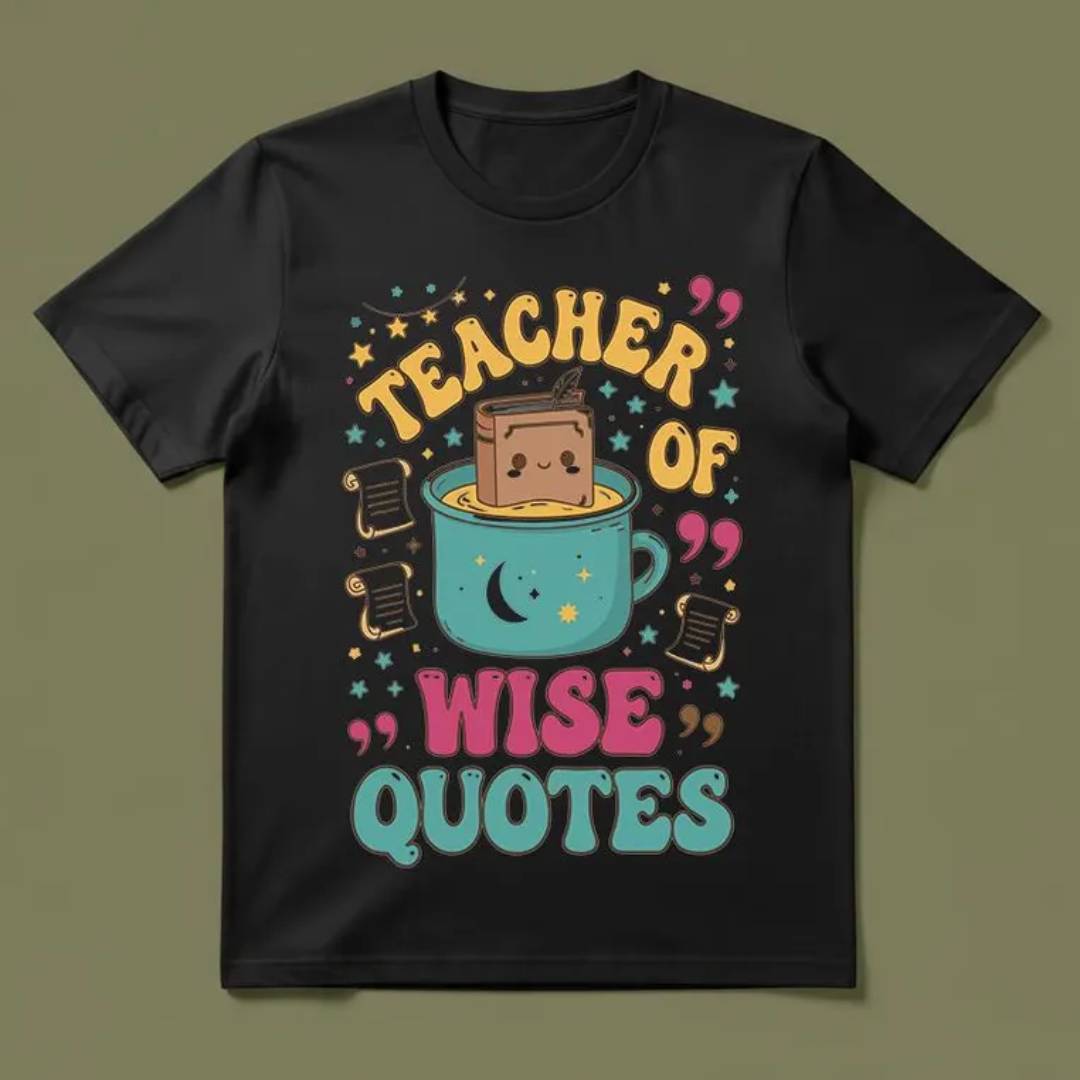 Teacher of Wise Quotes Shirt english