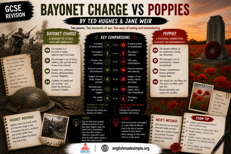 Bayonet charge v Poppies