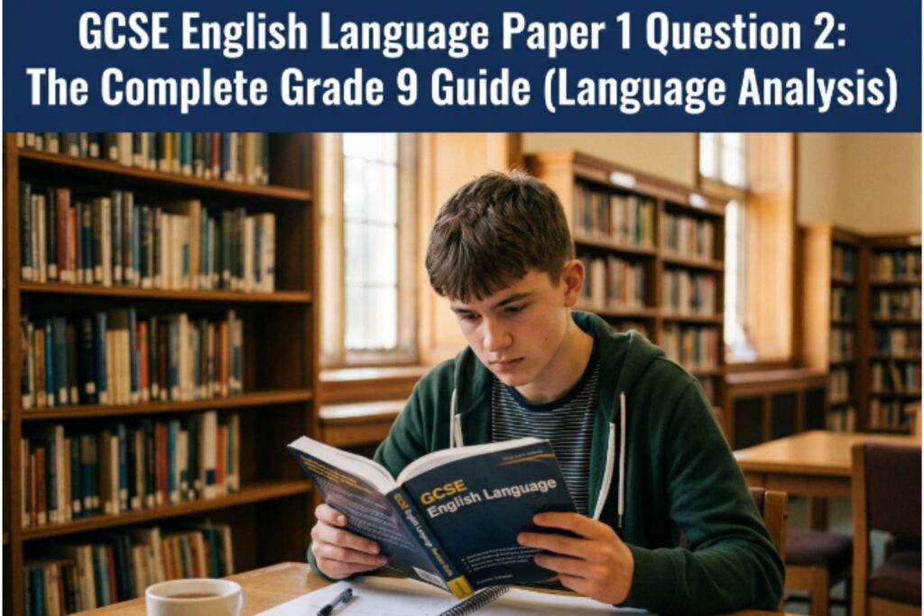 GCSE English Language Paper 1 Question 2: The Complete Grade 9 Guide (Language Analysis) 2 GCSE English Language Paper 1 Question 2 The Complete Grade 9 Guide (Language Analysis)
