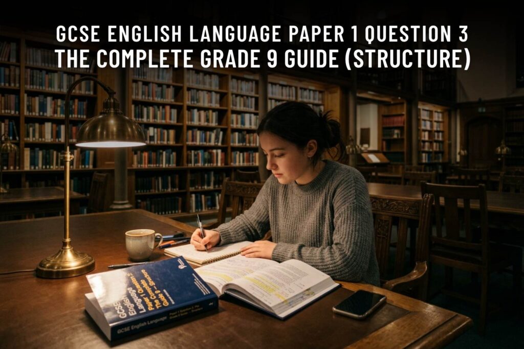 GCSE English Language Paper 1 Question 3: The Complete Grade 9 Guide (Structure) 5 GCSE English Language Paper 1 Question 3 The Complete Grade 9 Guide (Structure)