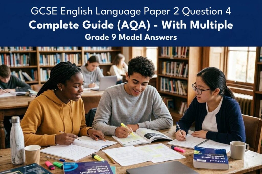 GCSE English Language Paper 2 Question 4: Complete Guide (AQA) – With Multiple Grade 9 Model Answers 9 GCSE English Language Paper 2 Question 4 Complete Guide (AQA) – With Multiple Grade 9 Model Answers