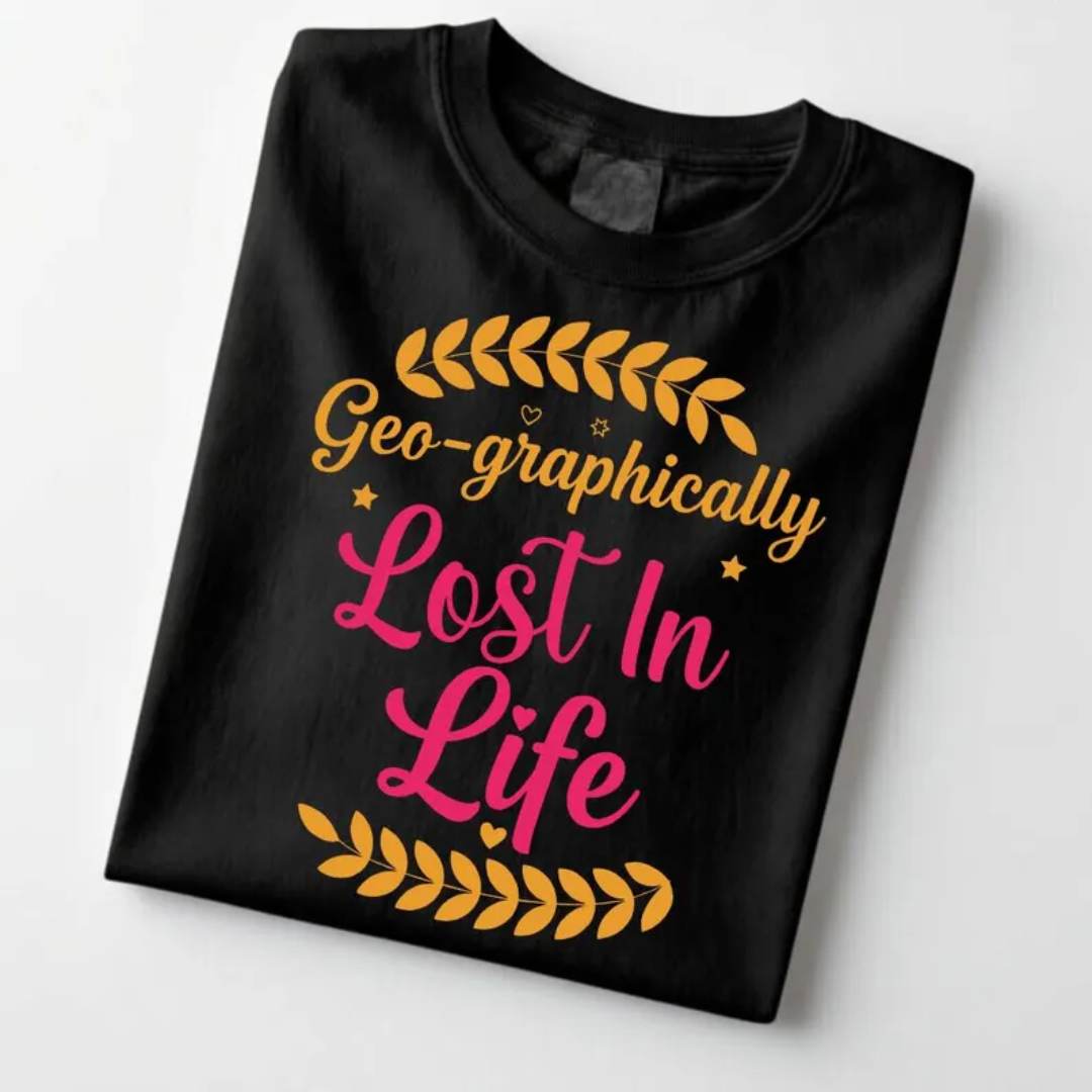 Geo Graphically Lost In Life Tee EMS
