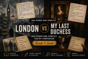 London vs My Last Duchess AQA Power and Conflict Poetry Comparison (Grade 9 Guide)