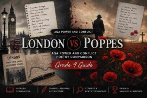 London vs Poppies AQA Power and Conflict Poetry Comparison (Grade 9 Guide)