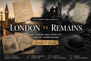 London vs Remains AQA Power and Conflict Poetry Comparison (Grade 9 Guide)