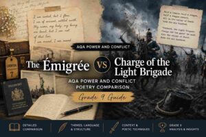 The Émigrée vs Charge of the Light Brigade AQA Power and Conflict Poetry Comparison (Grade 9 Guide)