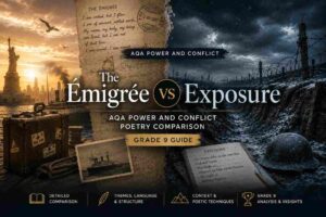 The Émigrée vs Exposure AQA Power and Conflict Poetry Comparison (Grade 9 Guide)
