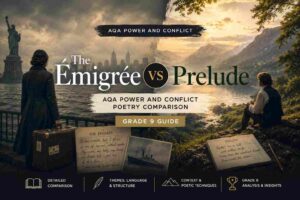 The Émigrée vs Prelude AQA Power and Conflict Poetry Comparison (Grade 9 Guide)