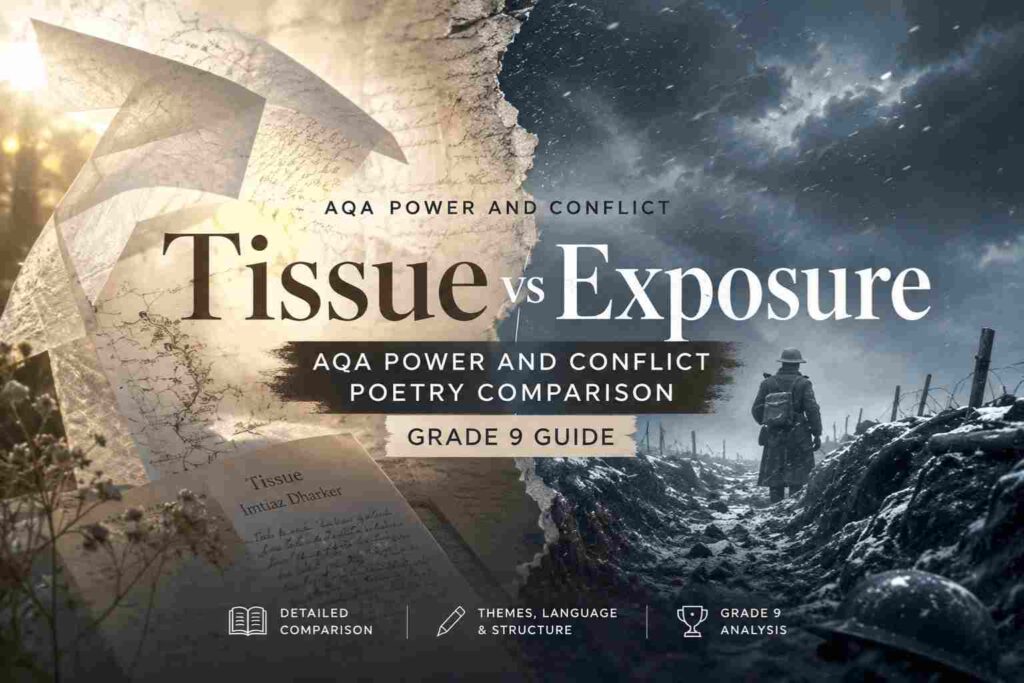 Tissue vs Exposure: AQA Power and Conflict Poetry Comparison (Grade 9 Guide) 4 Tissue vs Exposure AQA Power and Conflict Poetry Comparison (Grade 9 Guide)