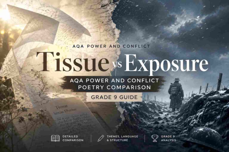 Home Main 28 Tissue vs Exposure AQA Power and Conflict Poetry Comparison (Grade 9 Guide)